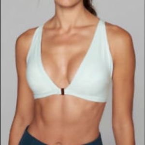 Athleta powervita front close bra mint